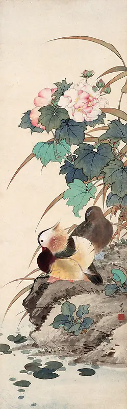 牡丹花中国风国画