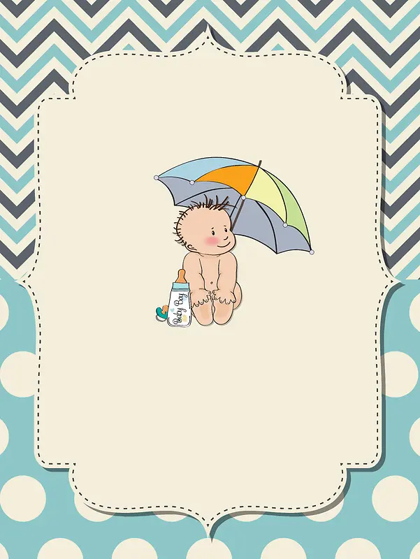 母婴产品条纹素色海报背景素材