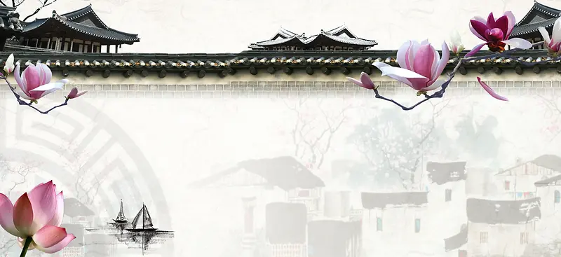 中国风古典百善孝为先banner