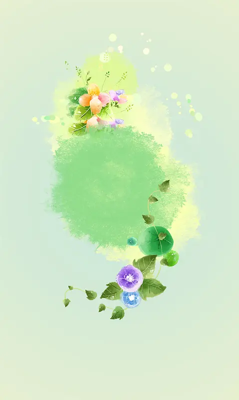 24节气春分cdr海报背景模板