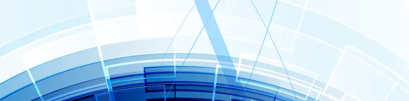 蓝色扁平科技网页背景banner