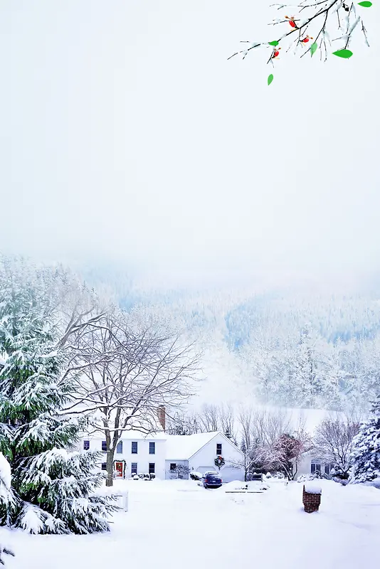 雪乡黑龙江冬季旅游宣传海报