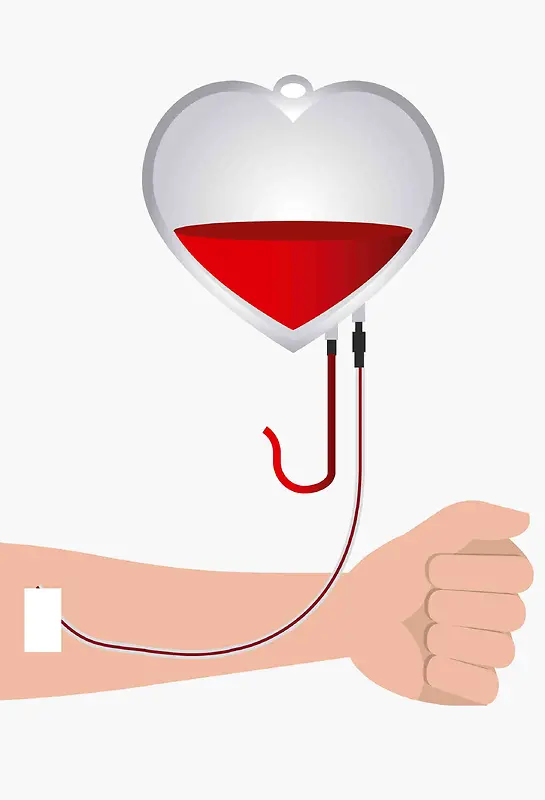 公益无偿献血输血心跳红十字医疗海报背景