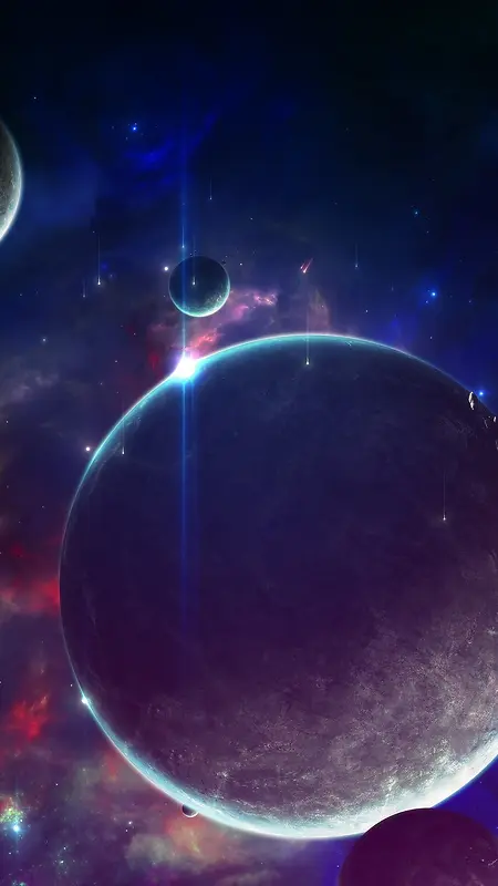 蓝色星球H5背景