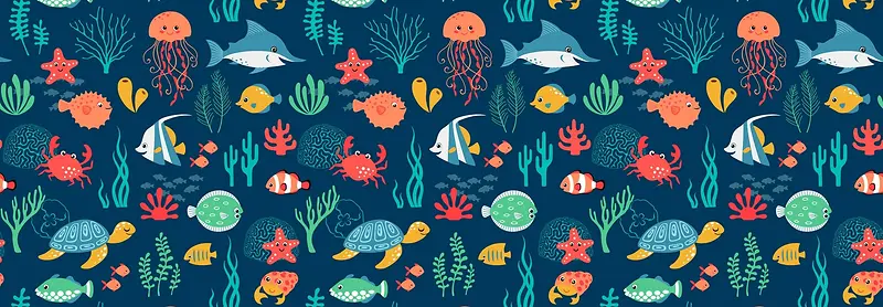 炫彩花纹背景banner