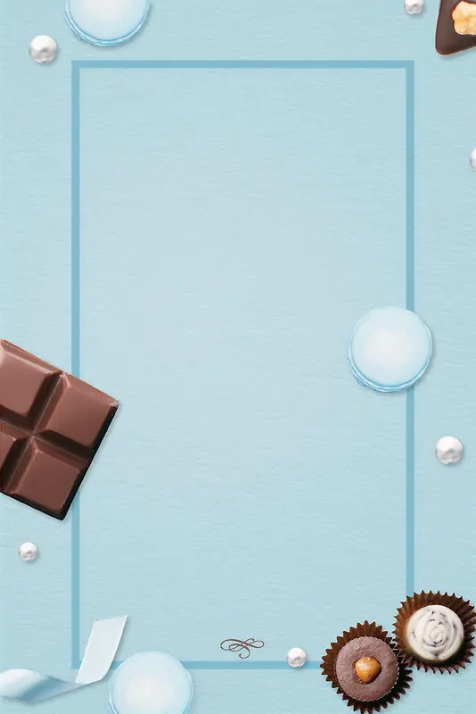 美味巧克力甜品甜食PSD分层