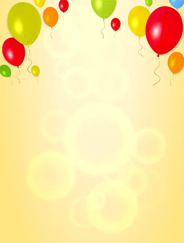 矢量节日庆祝气球背景素材