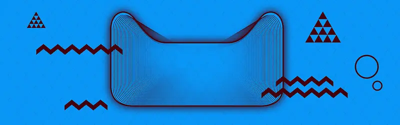 几何渐变简约线条天猫banner