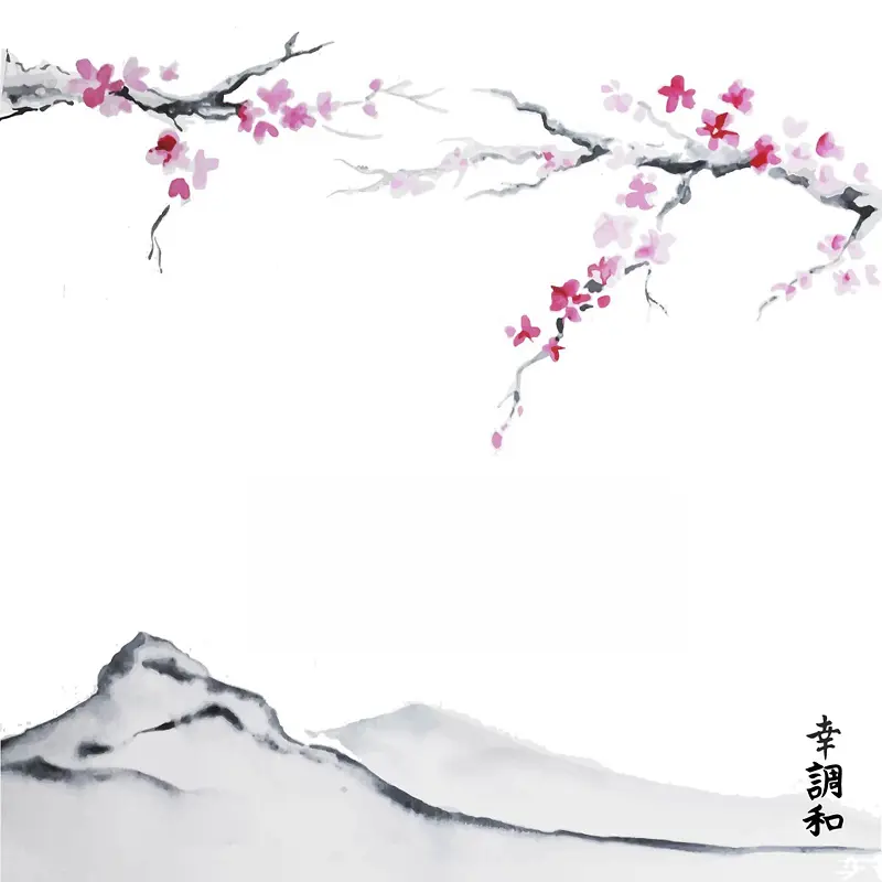 国画水墨主图