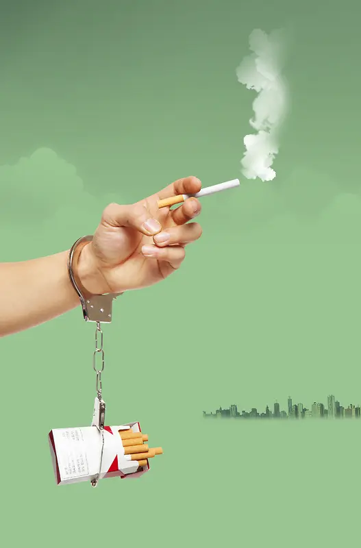 吸烟危害家庭公益广告背景