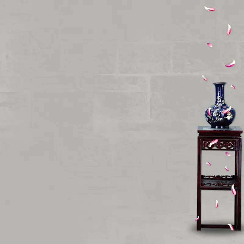 古典花瓶中国风背景图