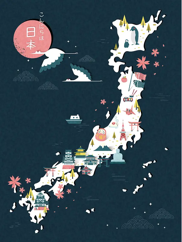 日本度假海报