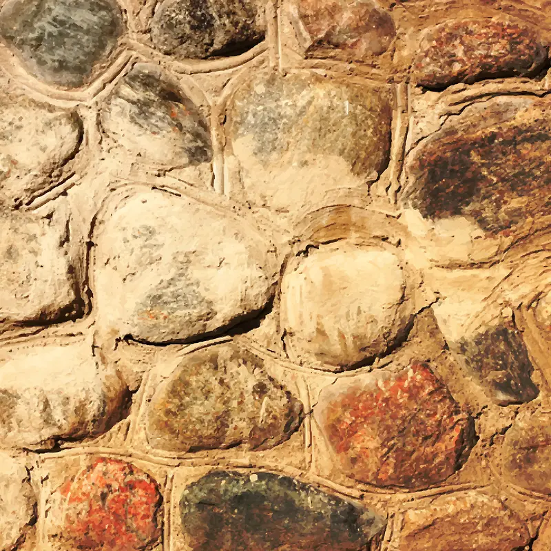 石头墙背景矢量素材