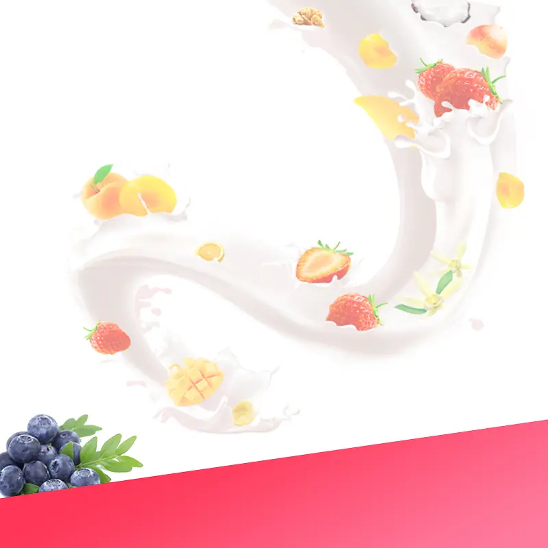 飞溅果汁牛奶酸奶机PSD分层主图背景素材