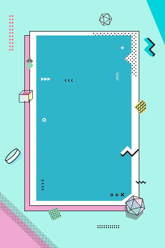 简约时尚线条促销活动海报背景图