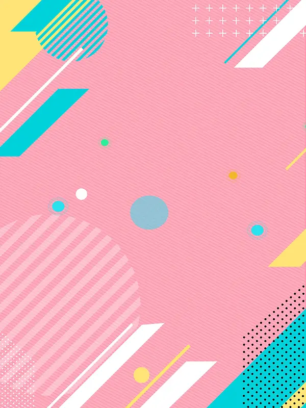 孟菲斯彩色不规则几何背景