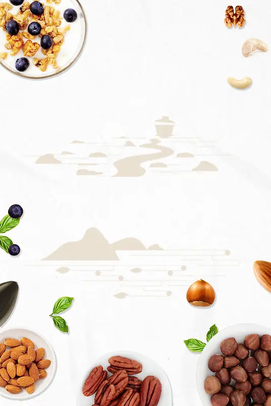 干果美食促销活动PSD素材