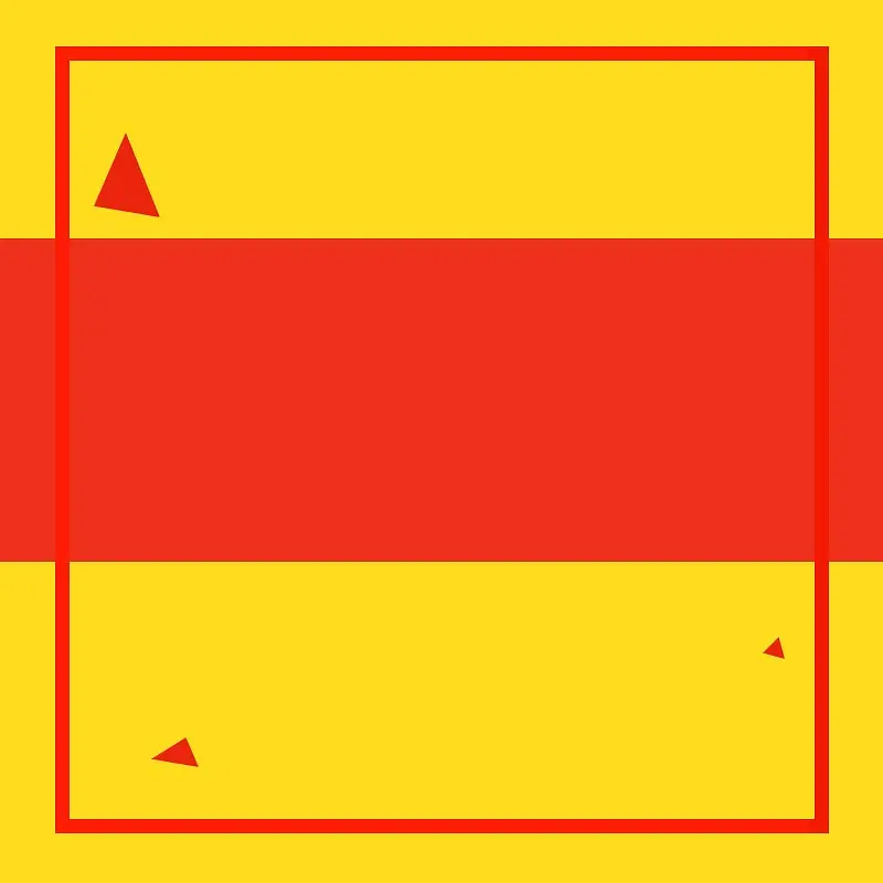 红黄扁平主图
