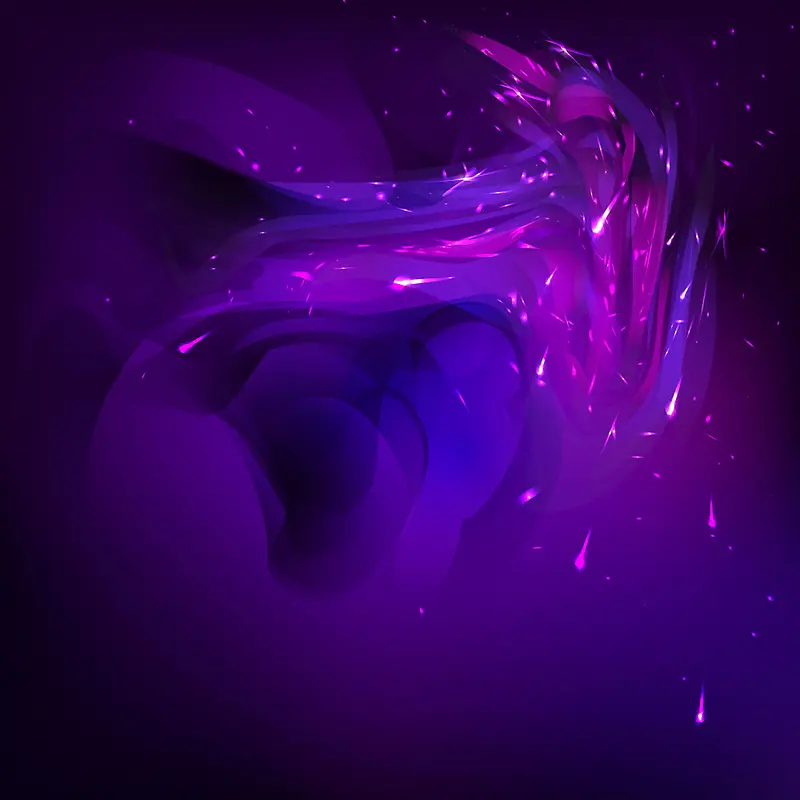抽象紫色水彩炫光梦幻背景