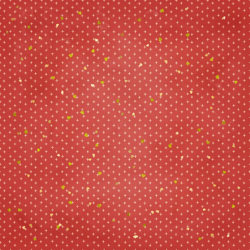 红色星星底纹礼品包装背景设计