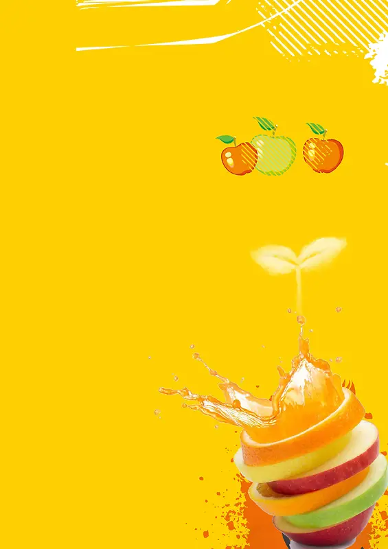 食品橙汁背景素材