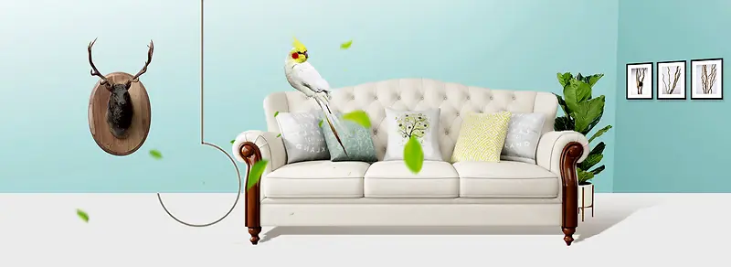 北欧家具促销暑期大促banner