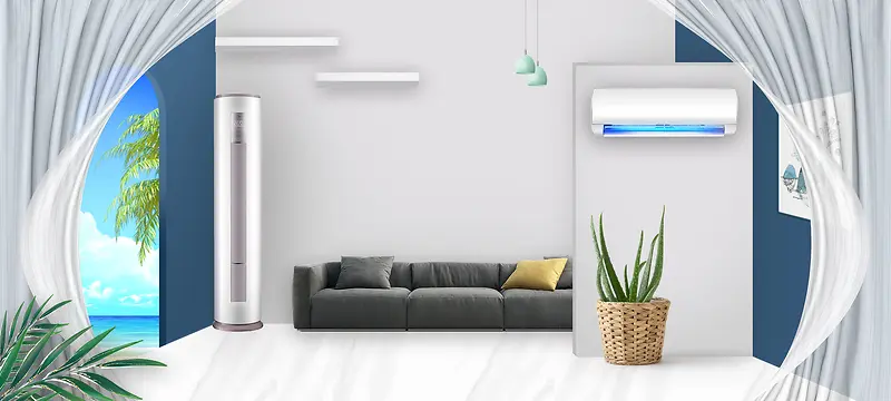 夏季促销家电banner
