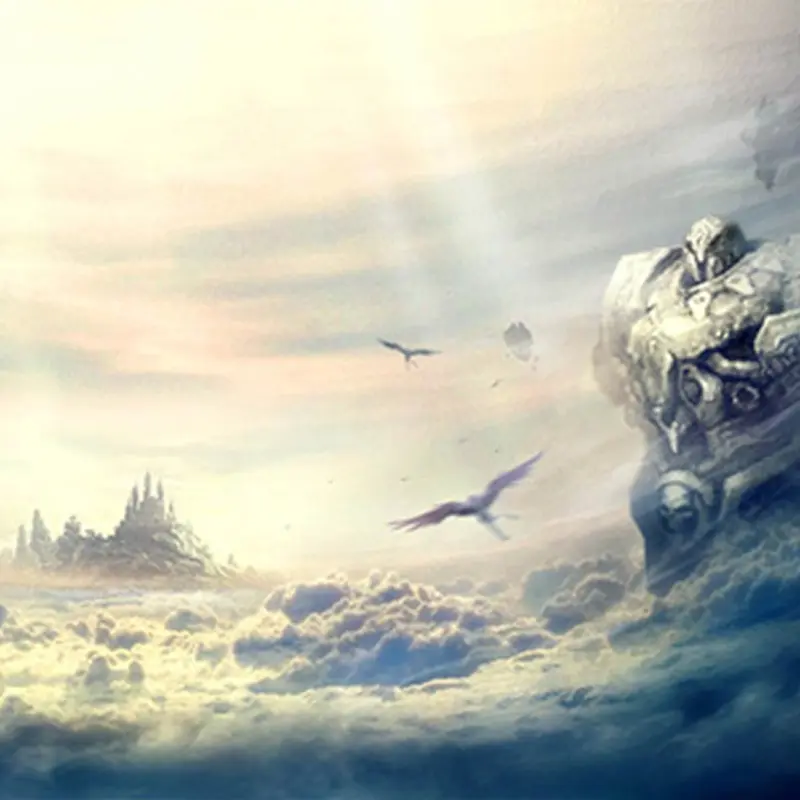 云海云层天空游戏背景素材