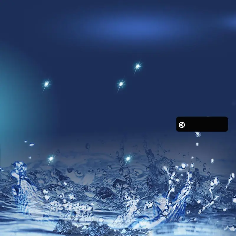 风景蓝色发光水流手表PSD分层主图背景素