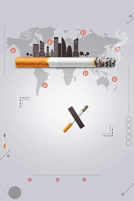 吸烟有害健康请勿吸烟背景图片素材下载_图片编号qonekkwn-免抠素材网