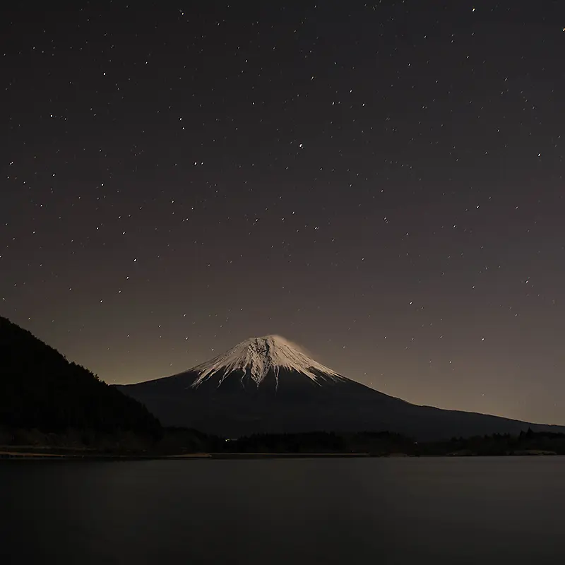 富士山唯美背景