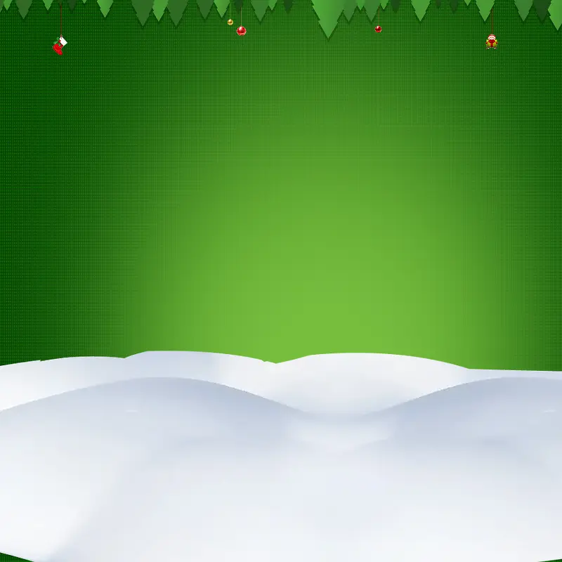 绿色圣诞主图