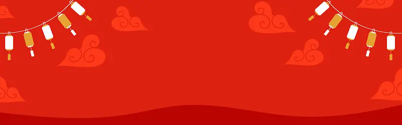 新年中国风几何红色电商海报背景