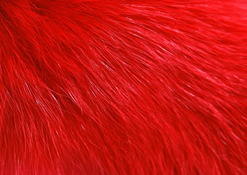 红色毛皮背景素材