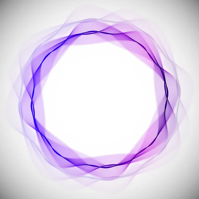 紫色抽象曲线商务圆形背景素材