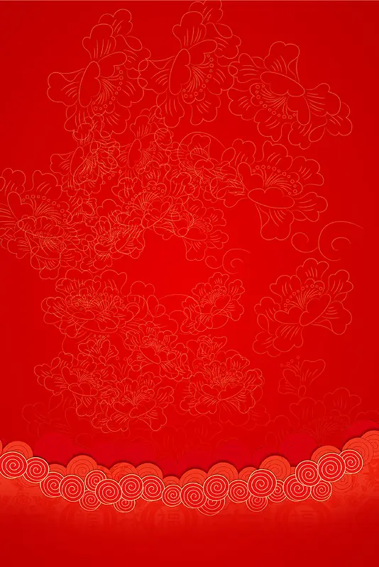 2018狗年红色中国风PSD分层banner
