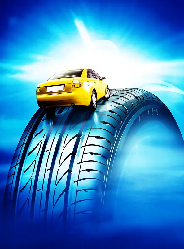 汽车轮胎广告
