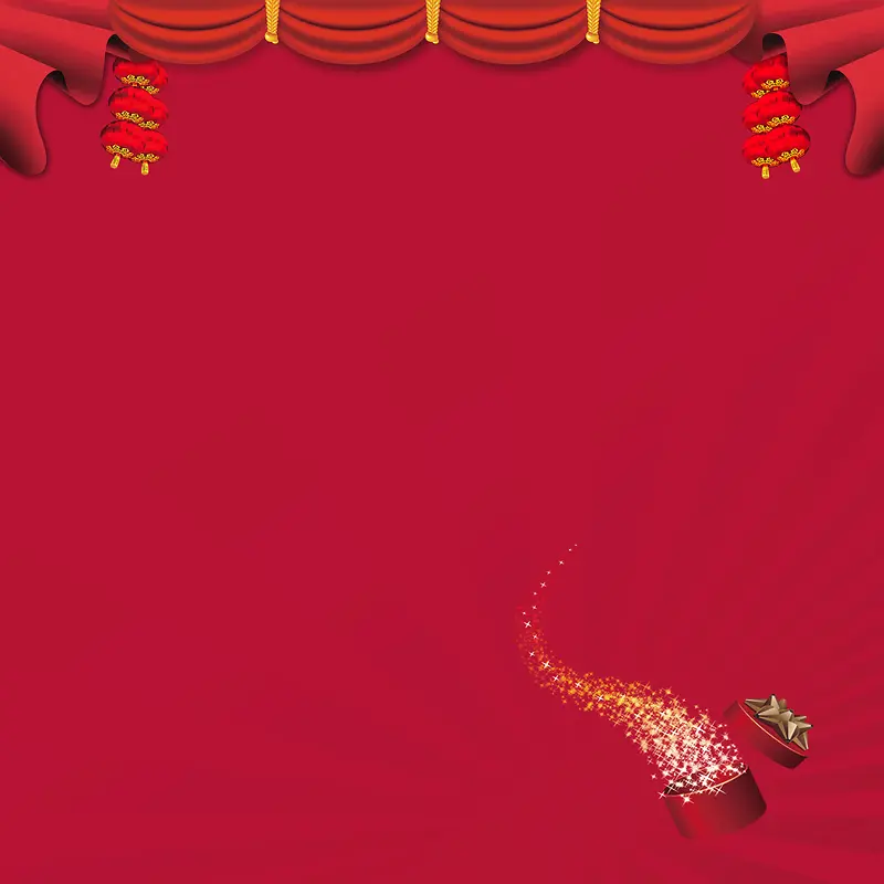 中国风红色灯笼背景素材