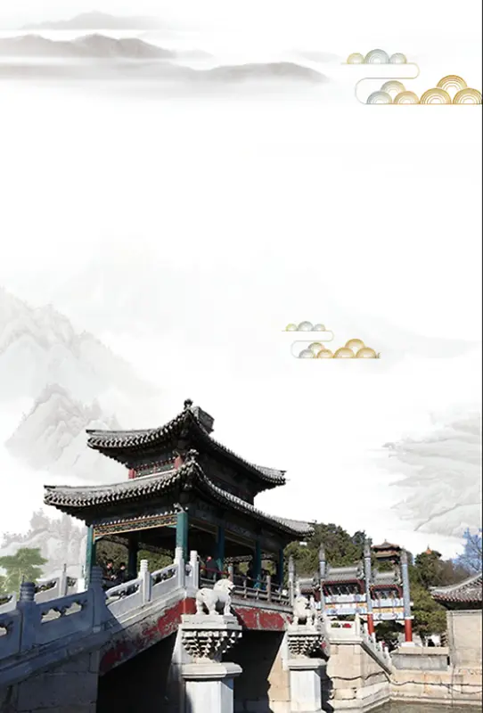 北京旅游北京旅游海报背景素材
