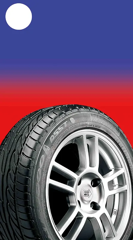 汽车行业轮胎米其林橡胶紫色海报背景
