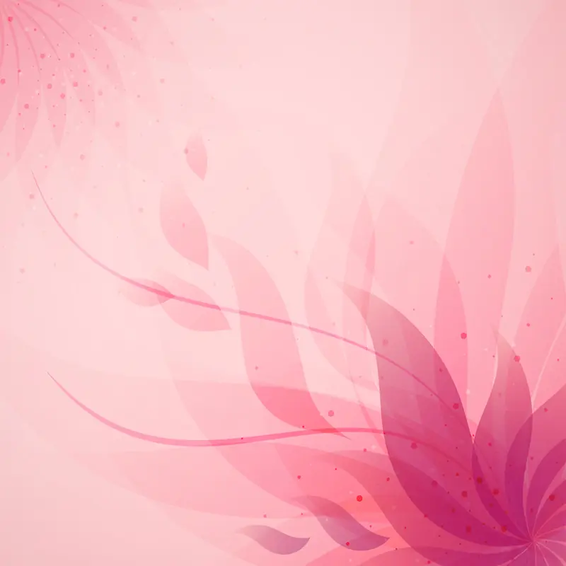 粉色抽象花卉背景矢量图