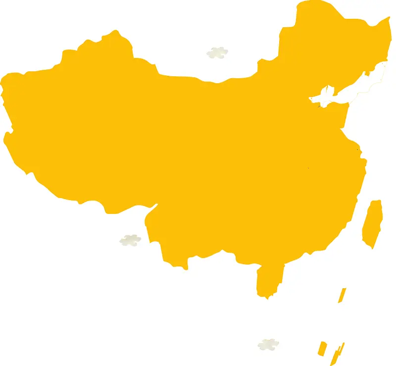金黄有立体感中国版图背景