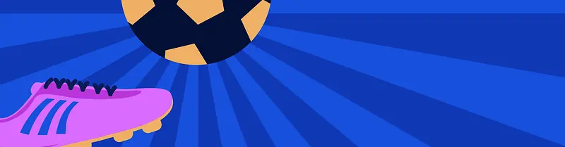 足球世界杯比赛卡通简约海报banner