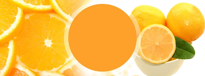 美味橙子促销季橙色banner