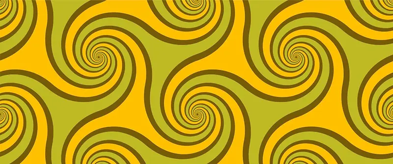 黄色漩涡简约纹理质感图