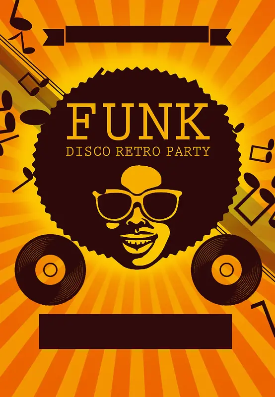 funk音乐主题海报