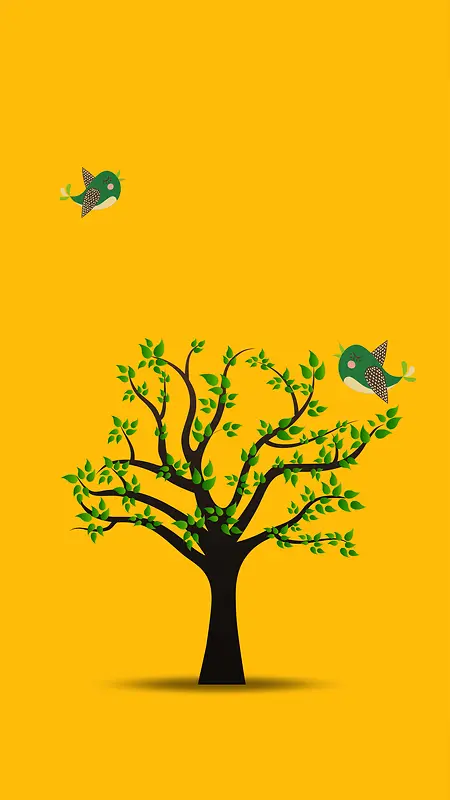 植树节的海报背景