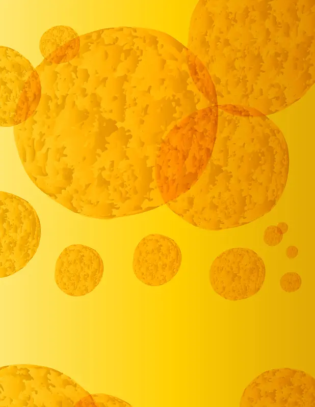 创意饼干黄色海报封面背景