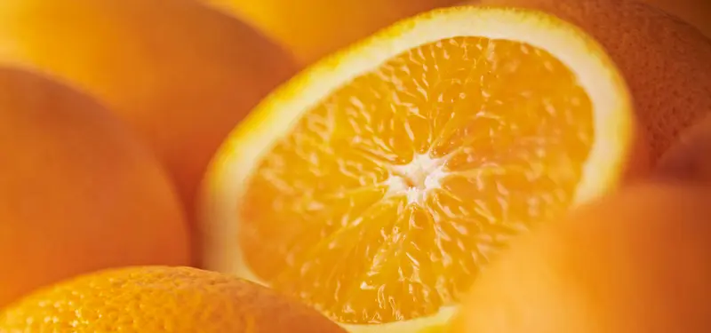 橙色水果背景