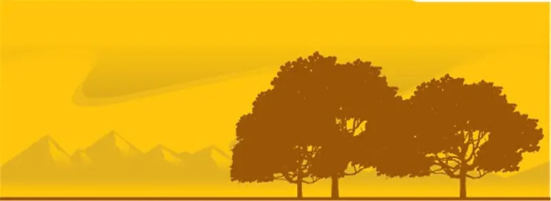 黄色树木背景